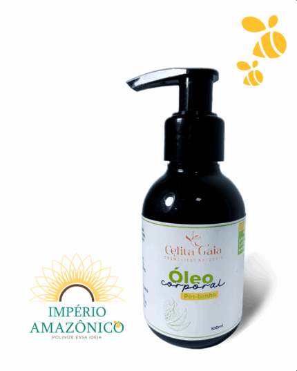 Óleo corporal pós banho Pracaxi, semente de uva e DUB 810C