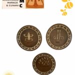 Conjunto Prato de Parede Grafismo Cunani